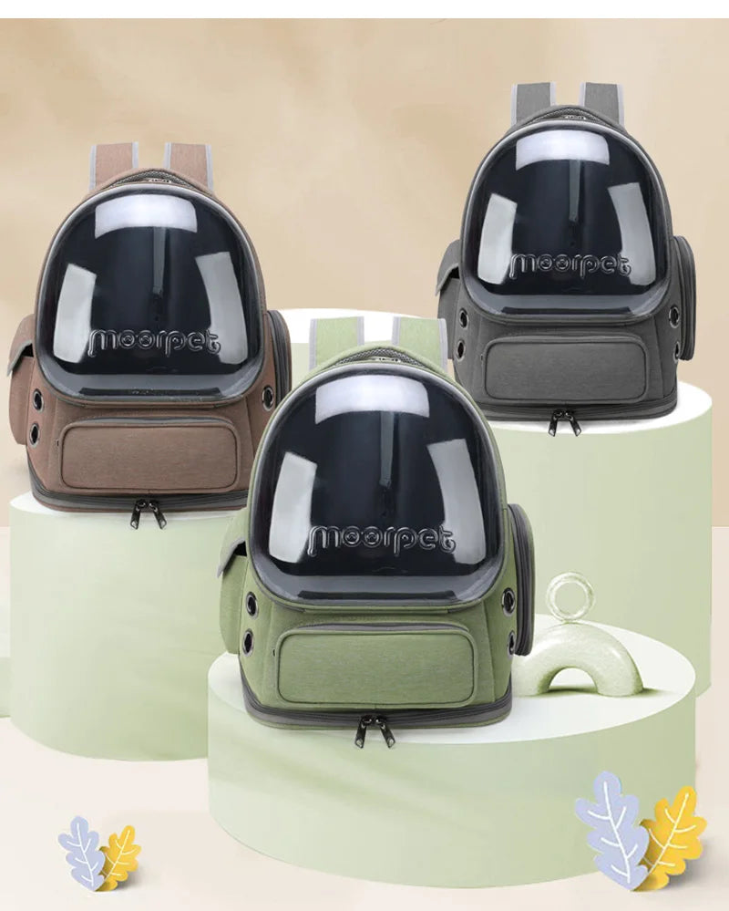 Transparent Pet Travel Backpack