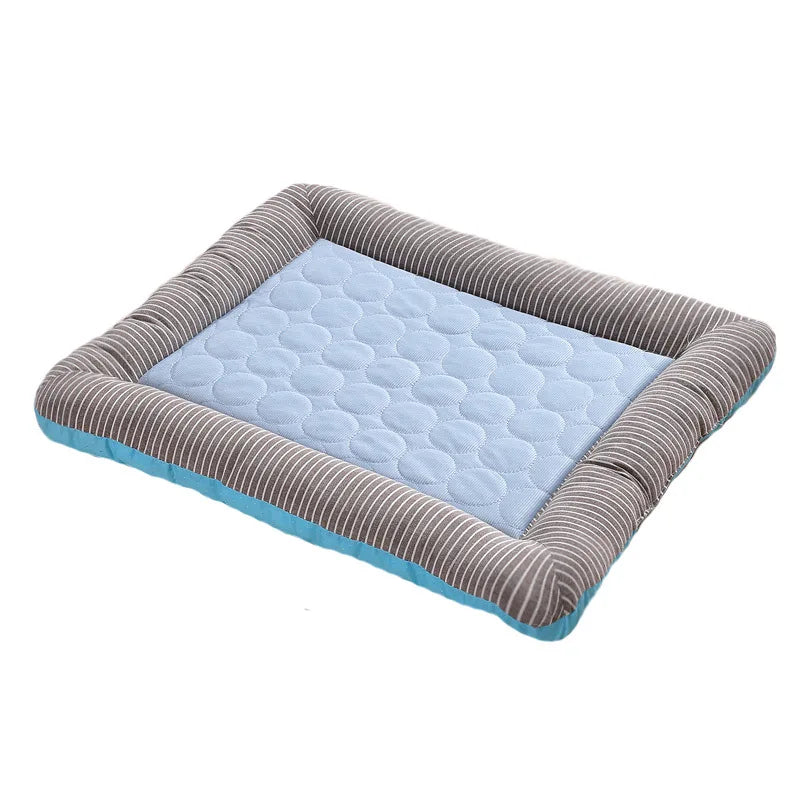 Cooling Pad Bed for Pets – Ice Silk Summer Mat
