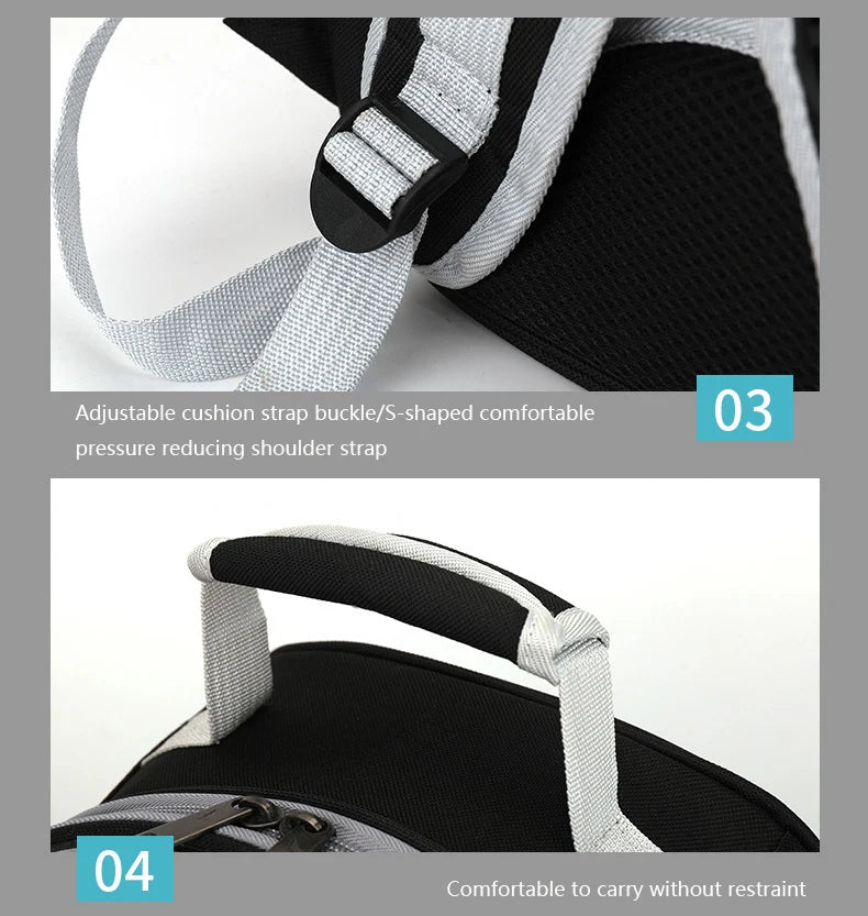 Breathable Pet Carrier Backpack – Travel Bag for Cats & Small Dogs