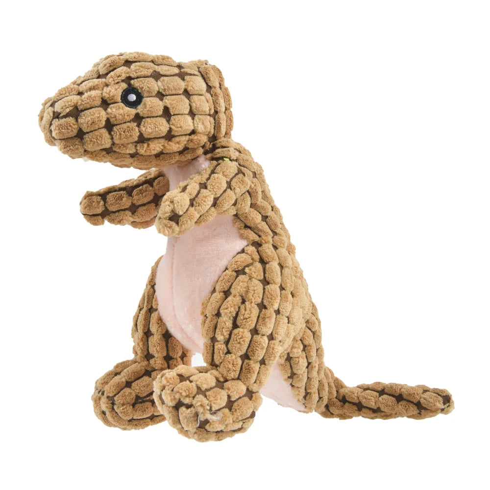 Plush Dinosaur Toy for Cats & Dogs