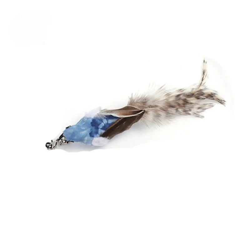 Hands-Free Feather Cat Wand Toy
