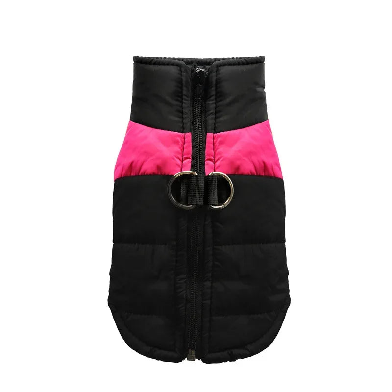 Waterproof Winter Dog Coat – Padded Warm Vest Jacket for All Sizes