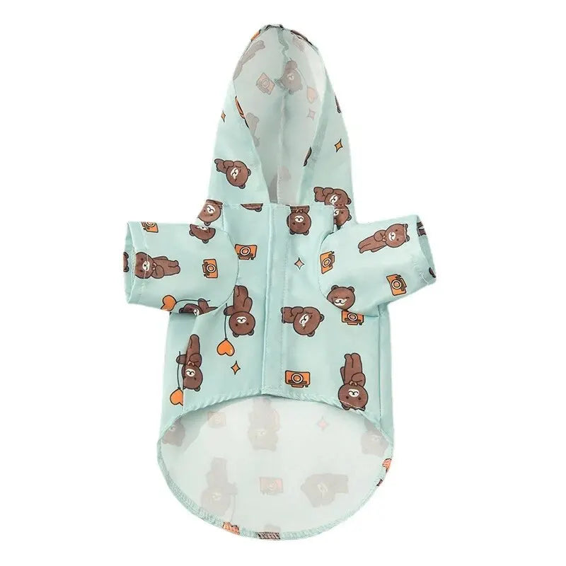 Waterproof Dog Raincoat – Summer Lightweight Outdoor Coat for Small Dogs