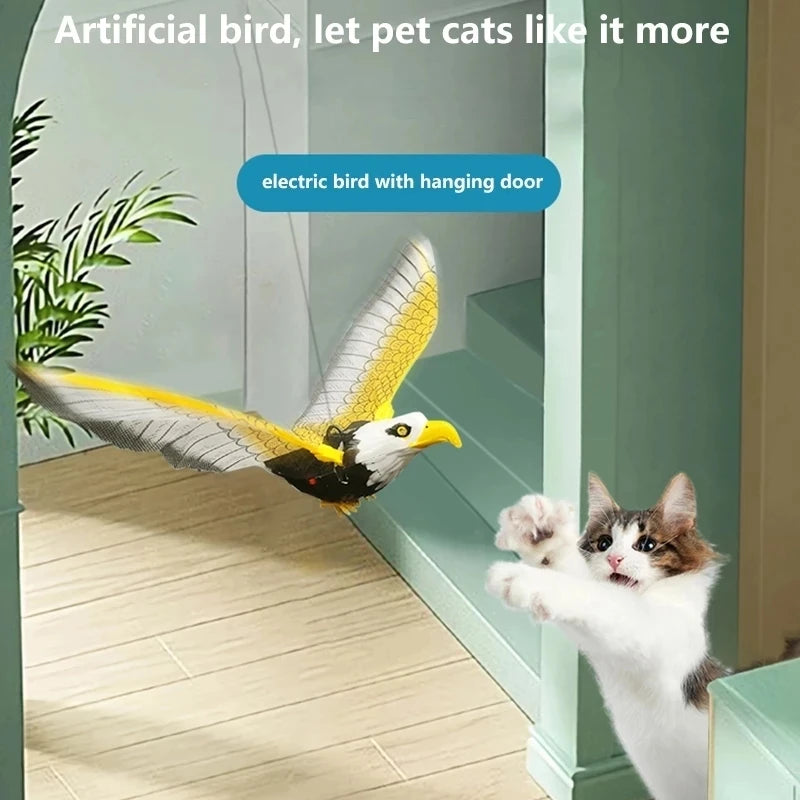Electric Flying Bird Cat Toy