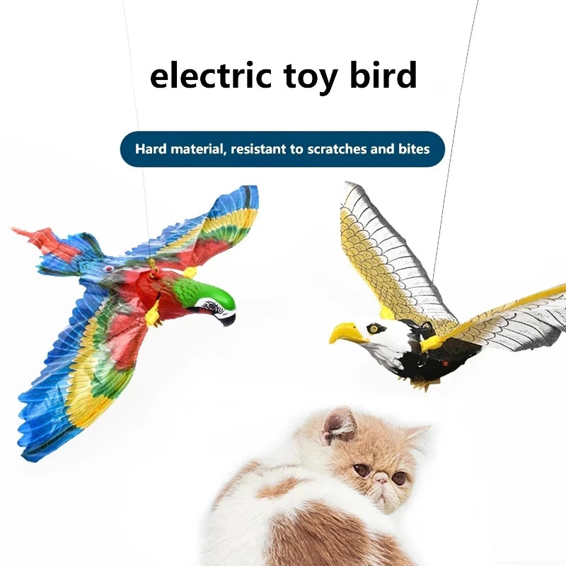 Electric Flying Bird Cat Toy