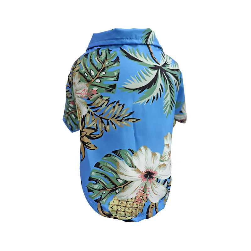 Hawaiian Dog Shirt – Summer T-Shirt Outfit for Small & Medium Dogs