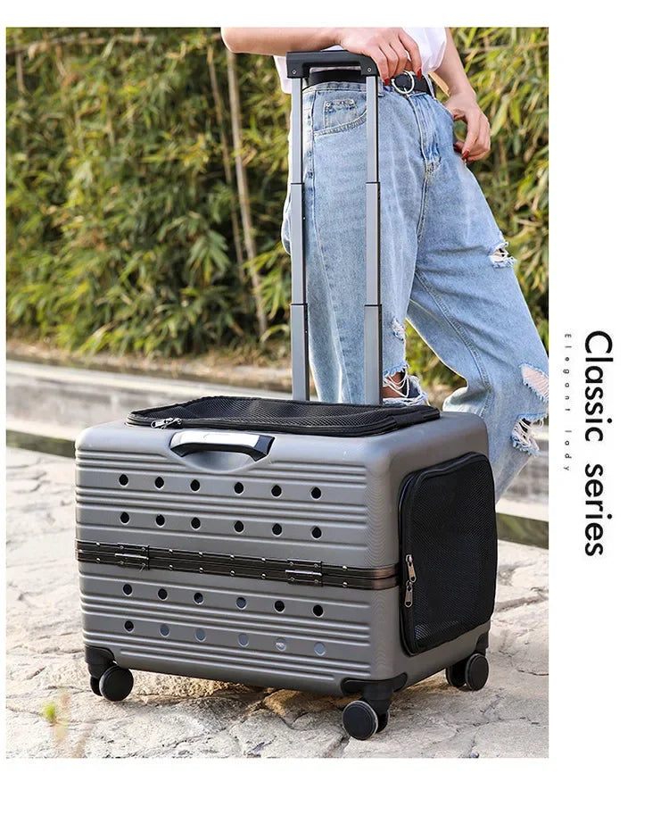 Pet Trolley Case Transport Box