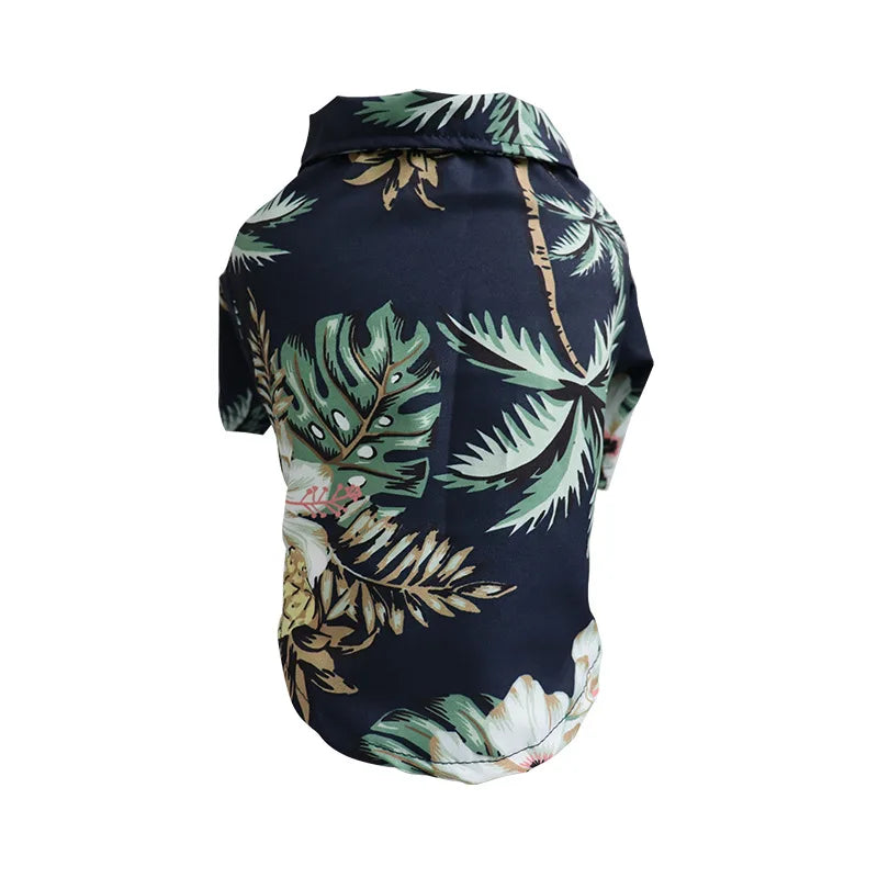 Hawaiian Dog Shirt – Summer T-Shirt Outfit for Small & Medium Dogs