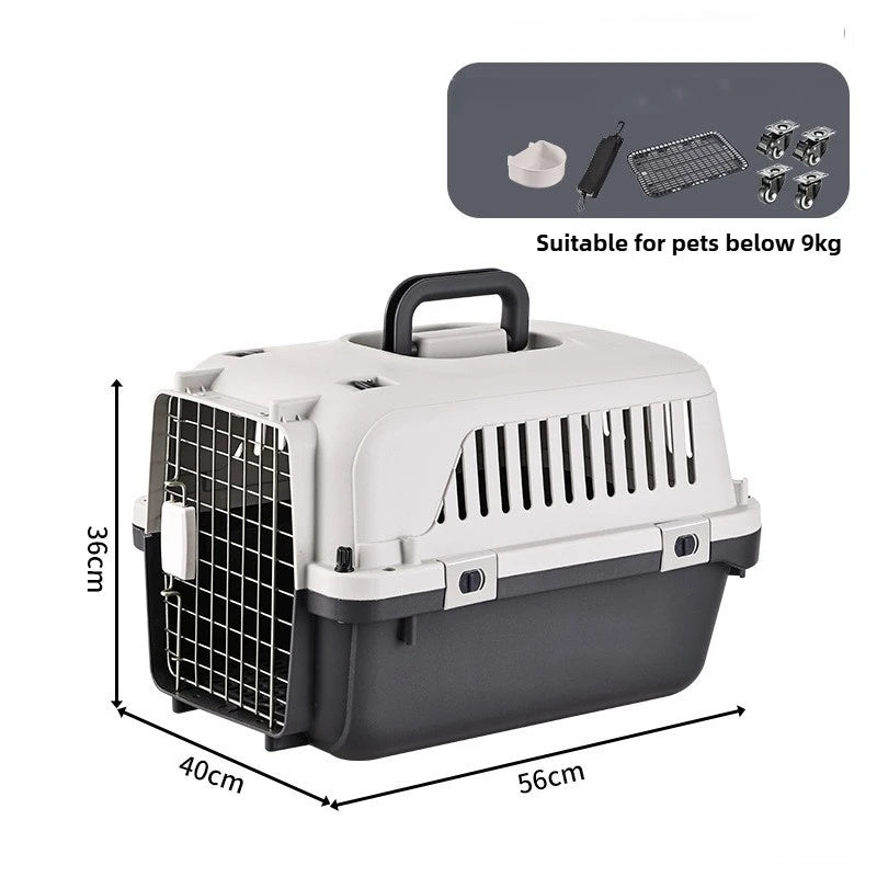 Portable Pet Trolley Transport Box