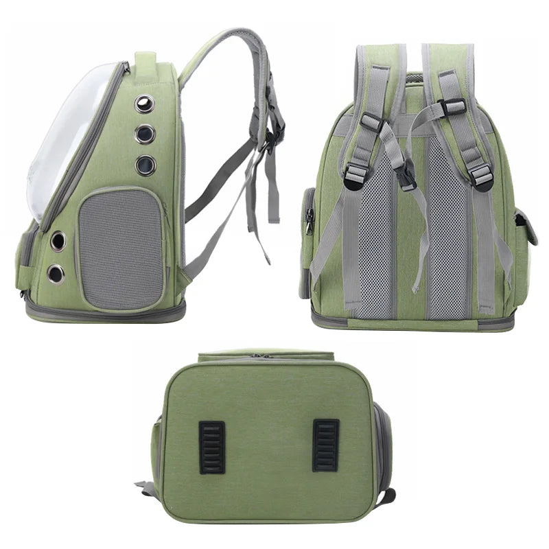 Transparent Pet Travel Backpack