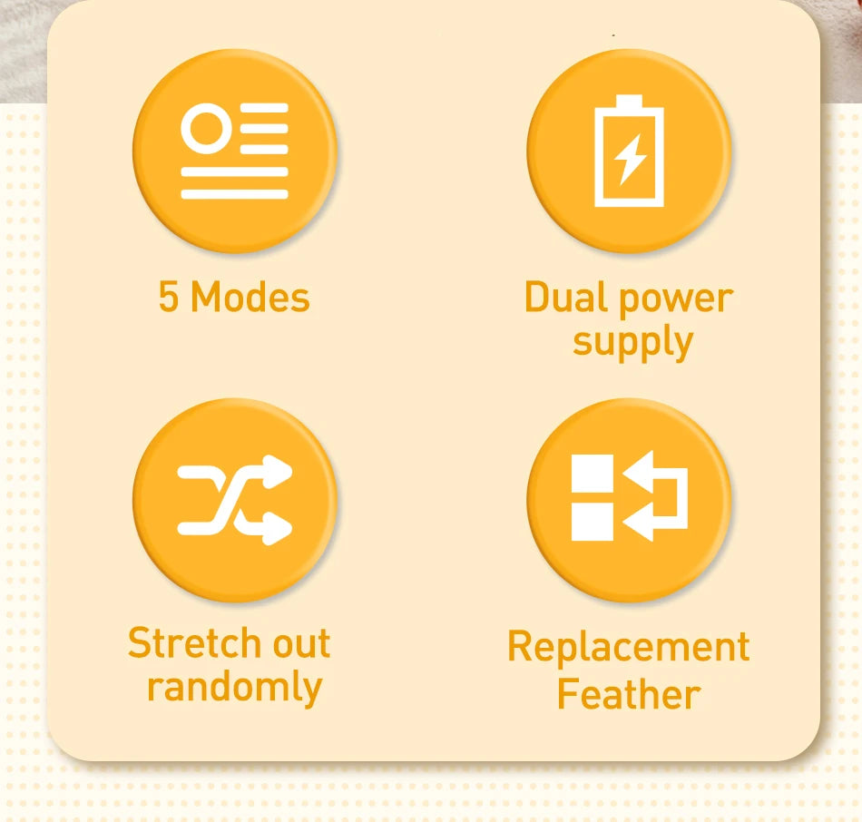 ROJECO 2-in-1 Smart Cat Toy Set