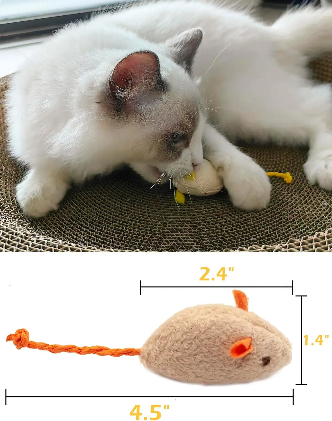 Catnip Mouse Toys for Indoor Cats (3–200pcs)