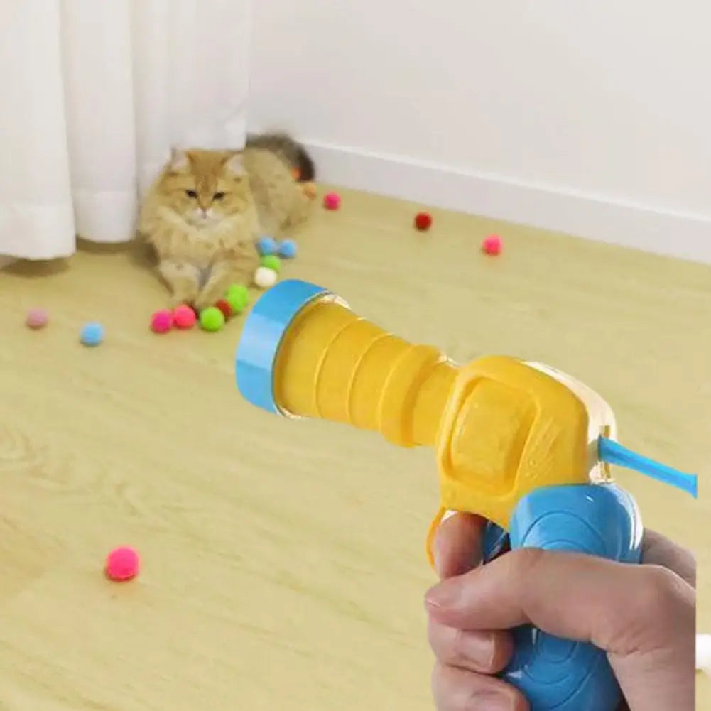 Interactive Cat Toy Shooting Gun