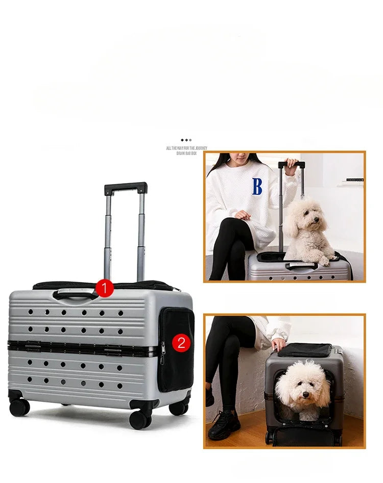 Pet Trolley Case Transport Box