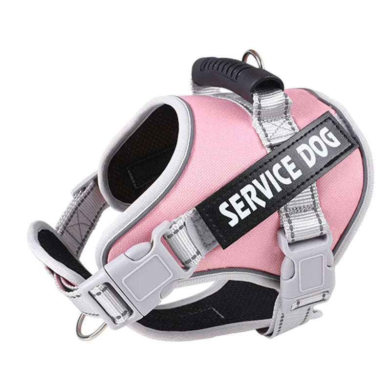 Service Dog Vest Harness – No Pull Large Dog Control Strap