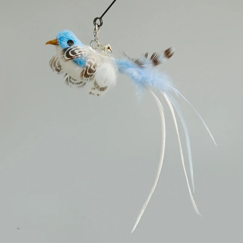 Hands-Free Feather Cat Wand Toy