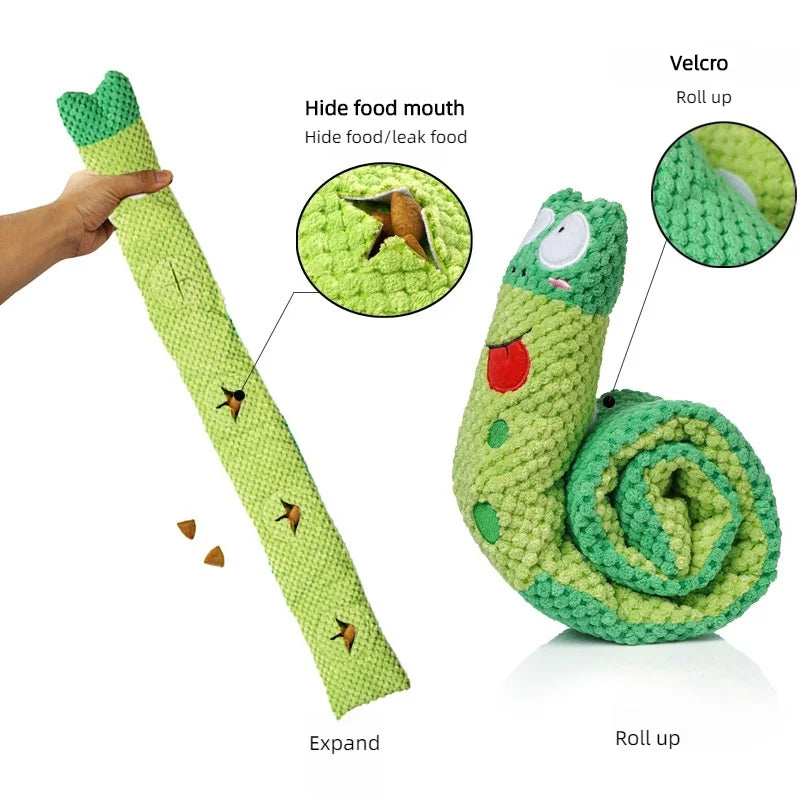 Dog Puzzle Feeder Plush Toy
