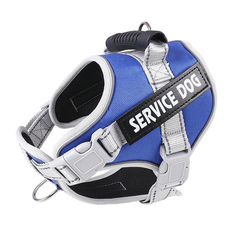 Service Dog Vest Harness – No Pull Large Dog Control Strap