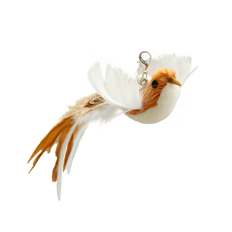 Hands-Free Feather Cat Wand Toy