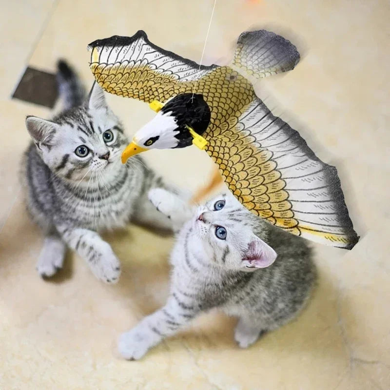 Electric Flying Bird Cat Toy