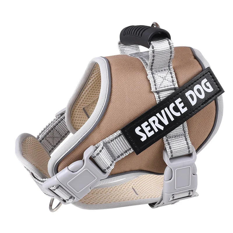 Service Dog Vest Harness – No Pull Large Dog Control Strap