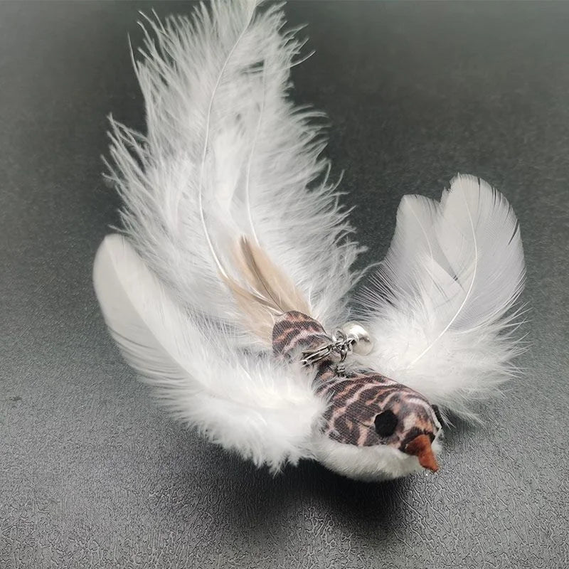 Hands-Free Feather Cat Wand Toy