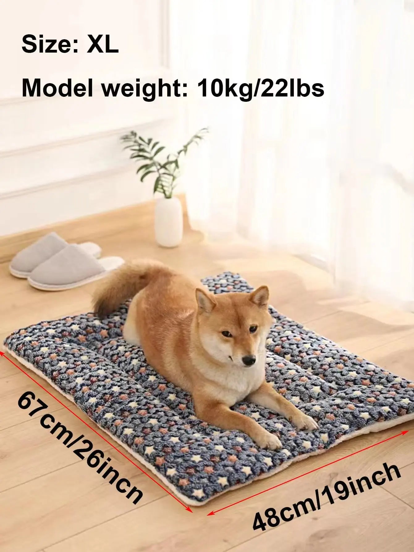 Flannel Pet Sleeping Mat – Thick Dog & Cat Bed
