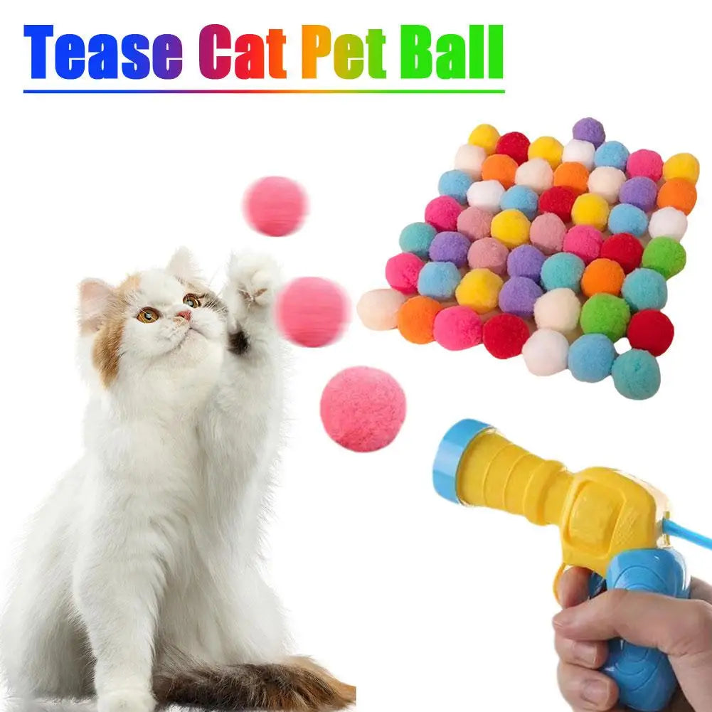 Interactive Cat Toy Shooting Gun