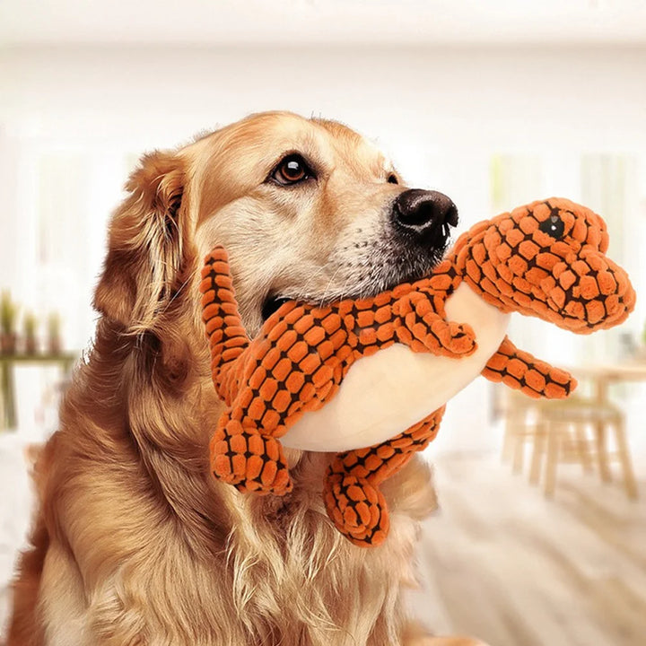 Plush Dinosaur Toy for Cats & Dogs
