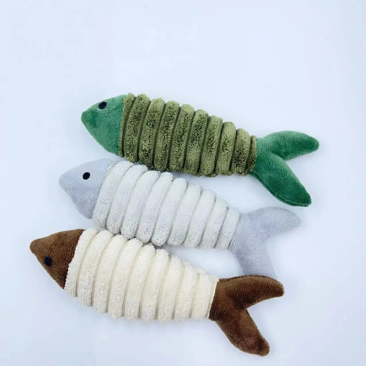 Plush Fish Cat Teaser Toy