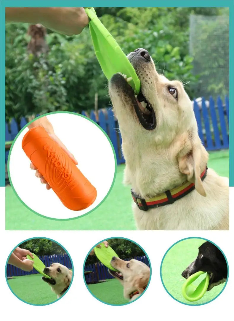 Durable Dog Flying Disc – Bite Resistant Outdoor Training Toy