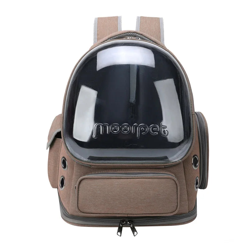 Transparent Pet Travel Backpack