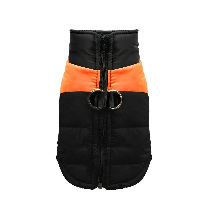 Waterproof Winter Dog Coat – Padded Warm Vest Jacket for All Sizes