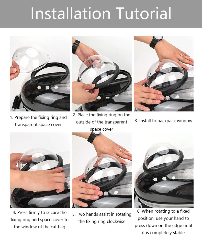 Breathable Pet Carrier Backpack – Travel Bag for Cats & Small Dogs