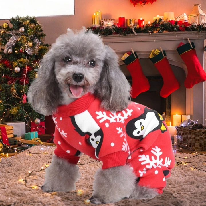 Christmas Dog Costume – Festive Reindeer, Santa & Snowman Outfit