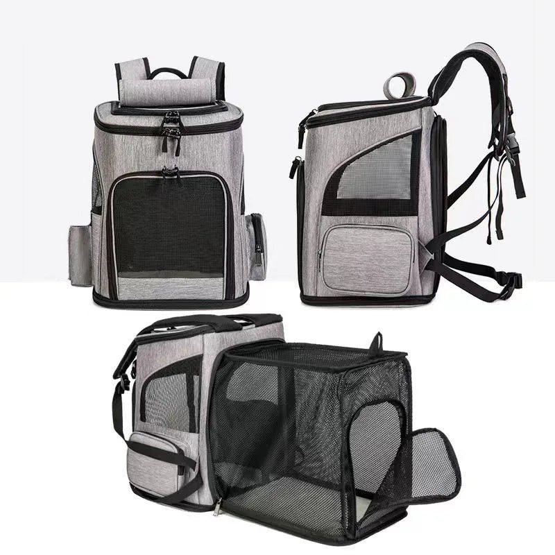 Breathable Expandable Pet Carrier Backpack