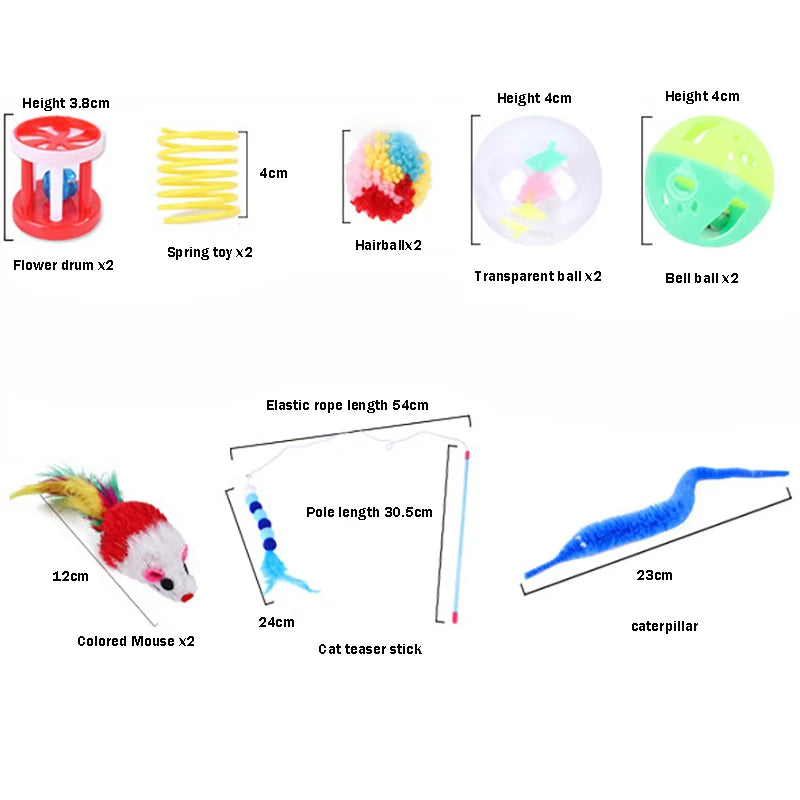 Cat Toy Variety Pack Set