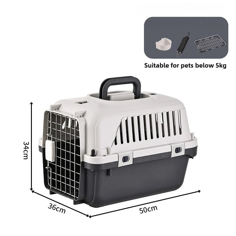 Portable Pet Trolley Transport Box