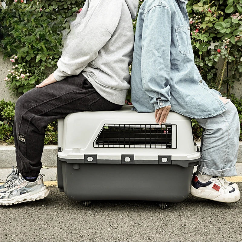 Portable Pet Trolley Transport Box
