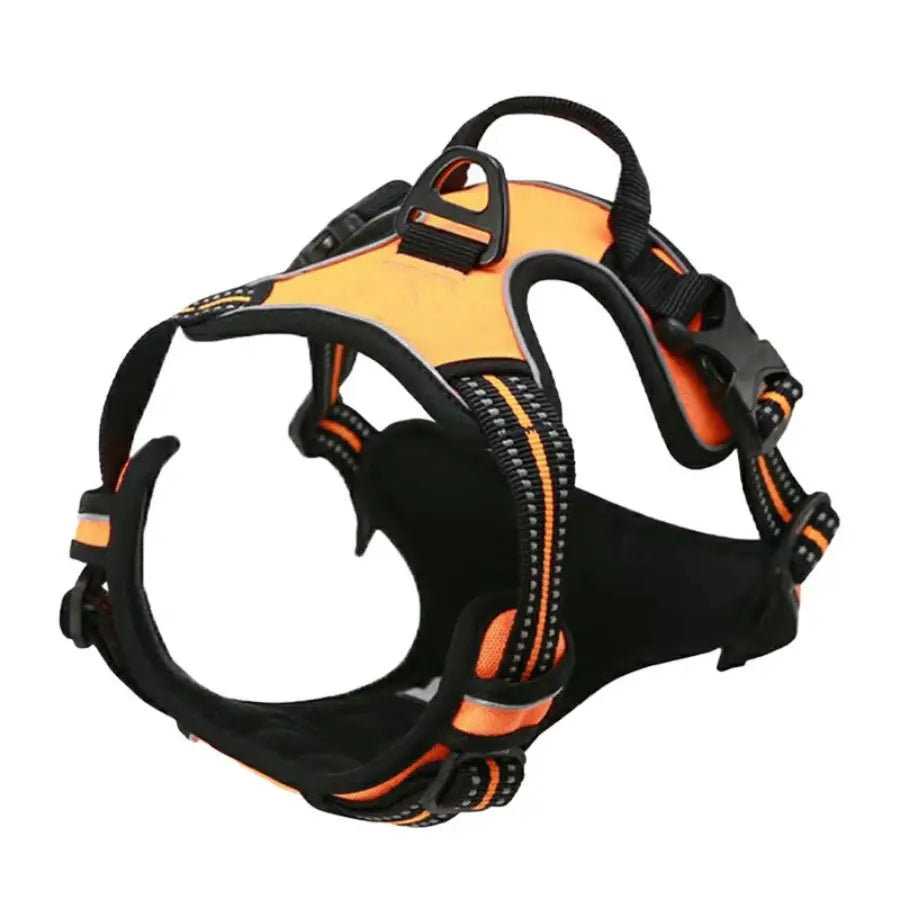 No-Pull Dog Harness – Reflective Front Clip with Control Handle