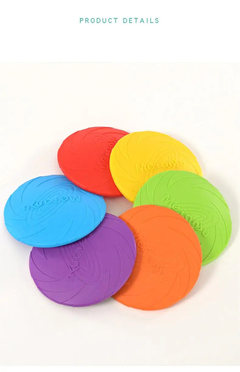 Durable Dog Flying Disc – Bite Resistant Outdoor Training Toy