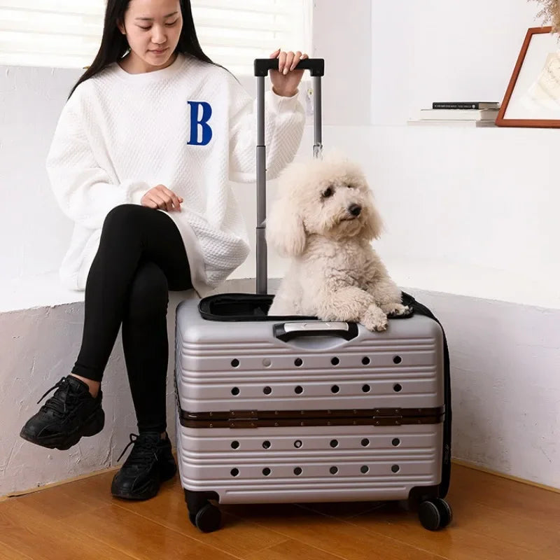 Pet Trolley Case Transport Box