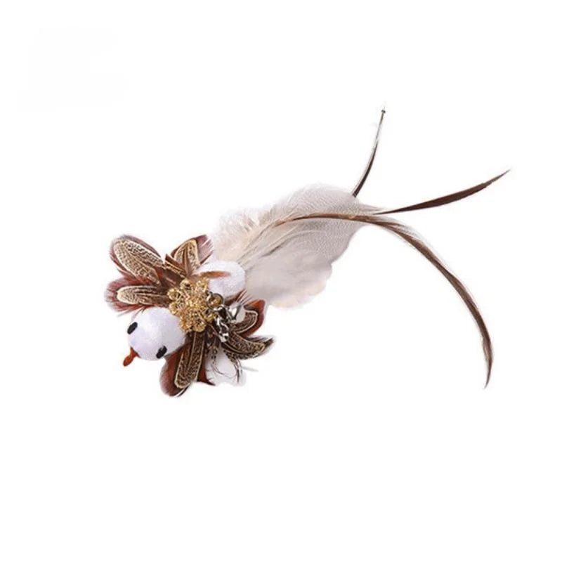 Hands-Free Feather Cat Wand Toy