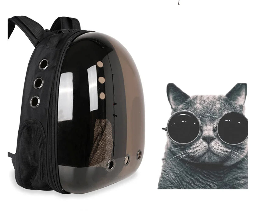 Transparent Space Capsule Pet Backpack