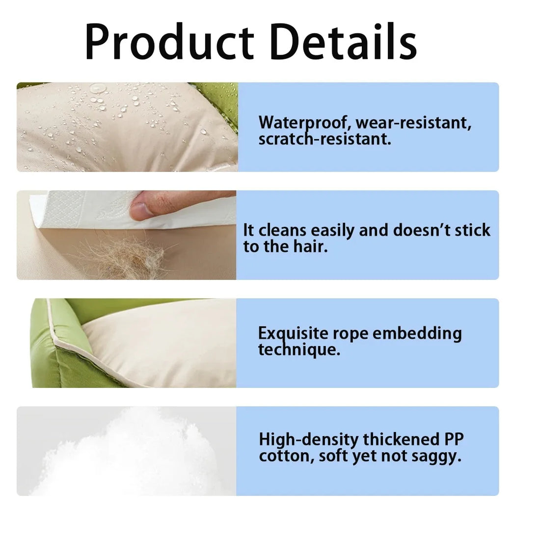 3-in-1 Dog Bed Mat – Warm Winter Sofa & Sleeping Pad for Dogs & Cats