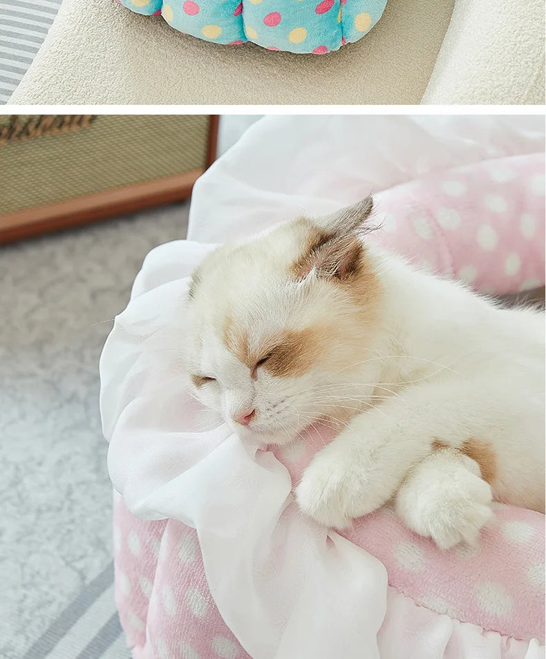 Deep Sleep Cat & Dog Nest Bed