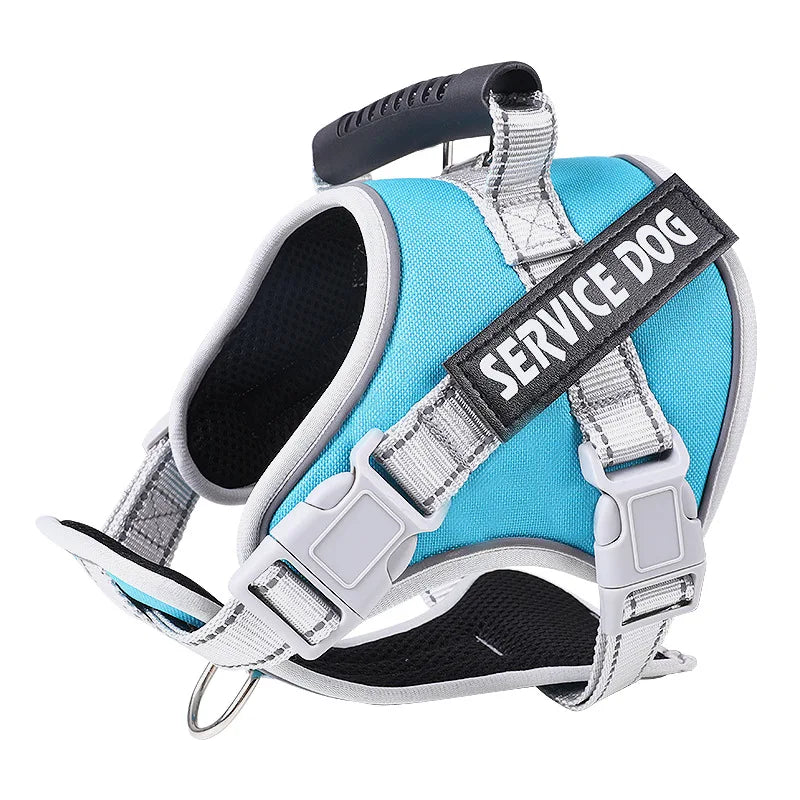 Service Dog Vest Harness – No Pull Large Dog Control Strap
