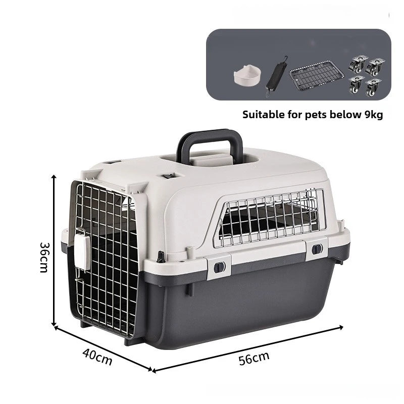 Portable Pet Trolley Transport Box