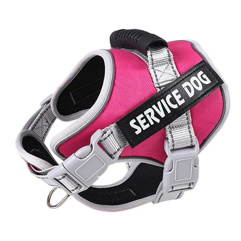 Service Dog Vest Harness – No Pull Large Dog Control Strap