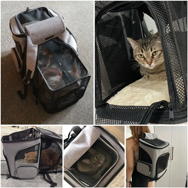Breathable Expandable Pet Carrier Backpack